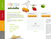 Tablet Screenshot of freshwebstudios.co.uk